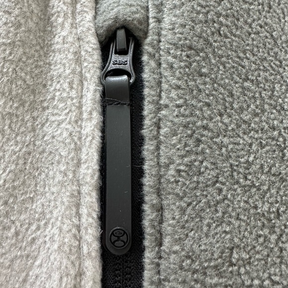 Mens Hooey XL Vest Grey and Black Fleece - Picture 4 of 8